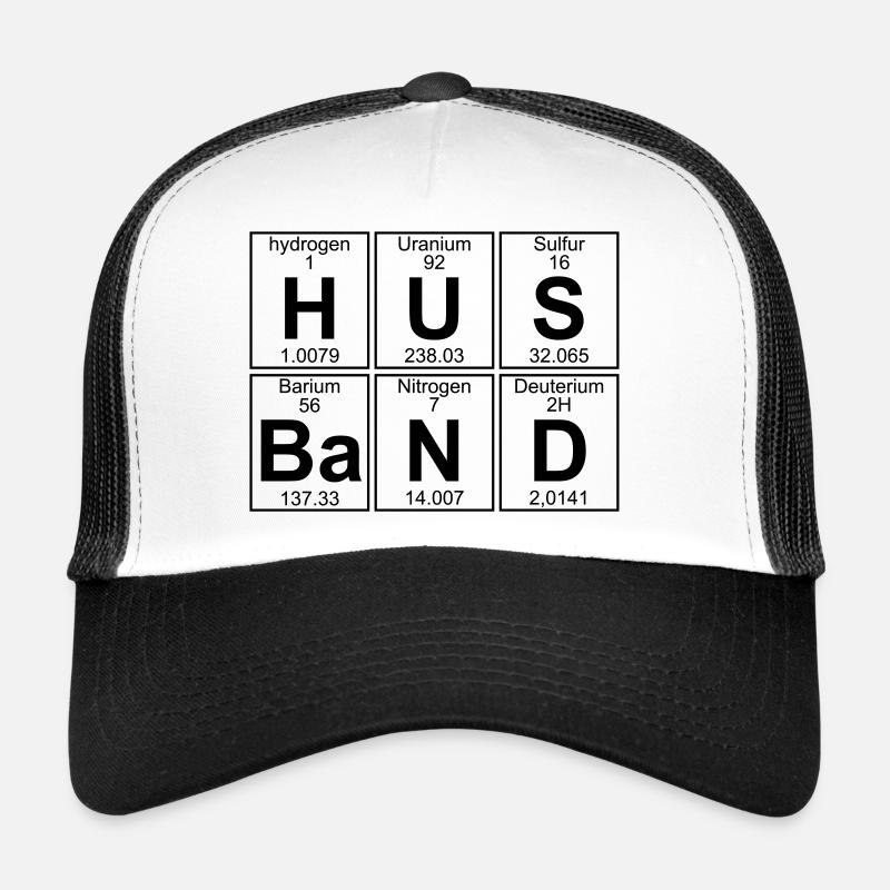 H-U-S-Ba-N-D (husband) Trucker Cap