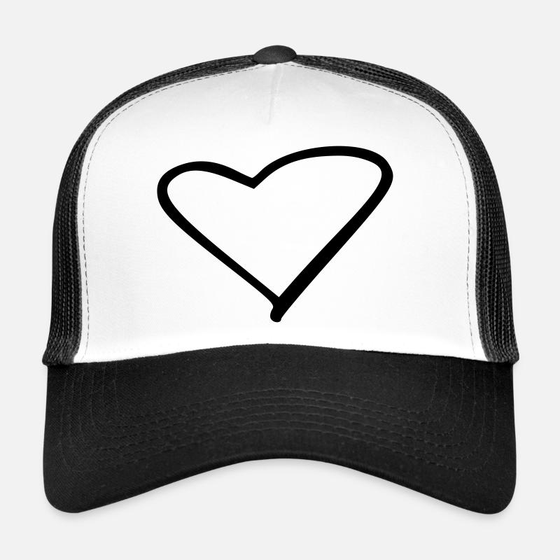 Coeur Casquette trucker 
