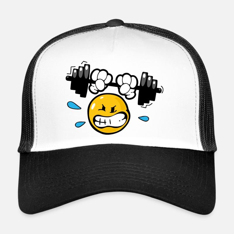 Smiley Weightlifting Casquette trucker 