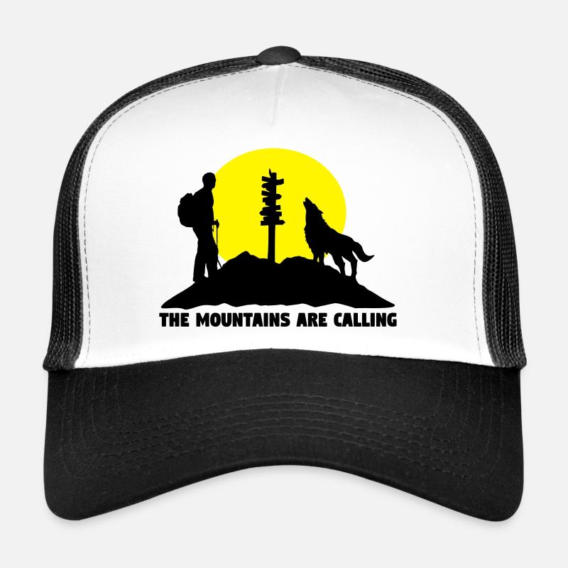 Hikingoman - The mountains are calling Casquette trucker 