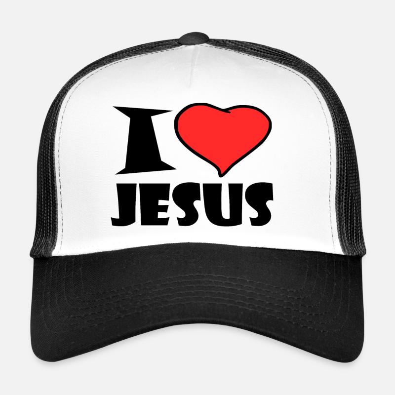 I Love Jesus Trucker Cap