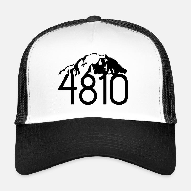Mont Blanc 4810 - montagne, sommet d'altitude Casquette trucker 