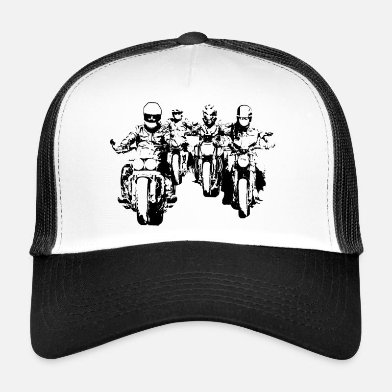 Bikergroup noir Casquette trucker 
