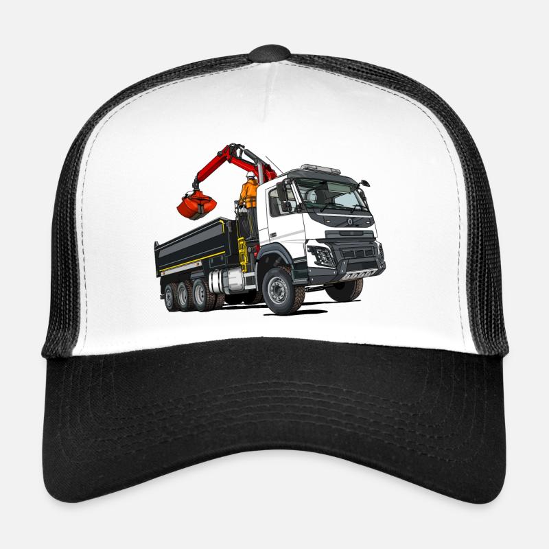 Truck with crane Trucker Cap