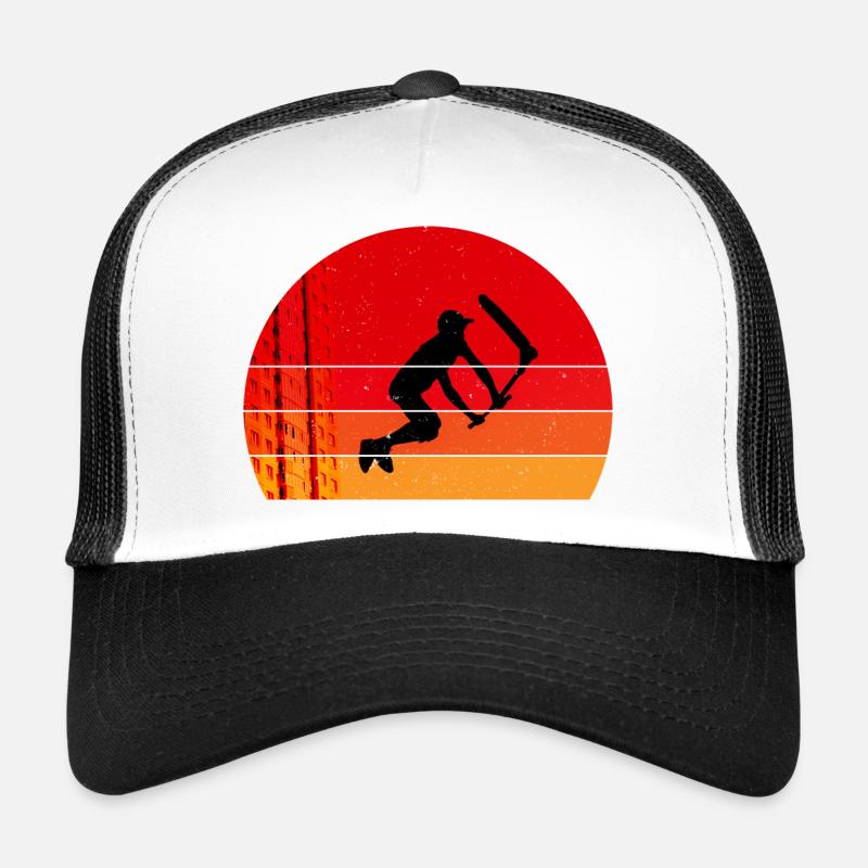 Vintage Stunt Scooter - Trucker Cap - Weiß/Schwarz