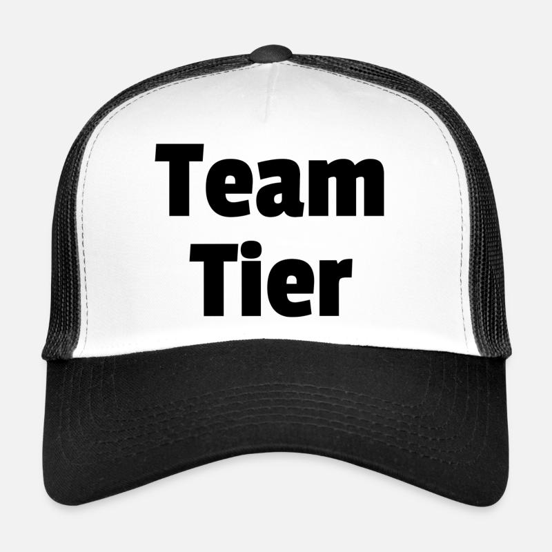 Équipe Animal - Casquette trucker  - blanc/noir