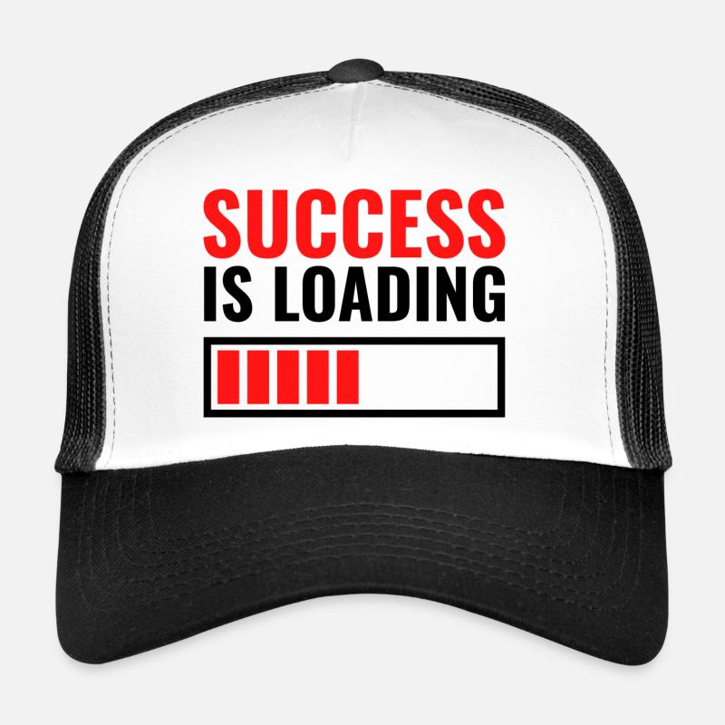 Success is loading cadeau personnalisé Casquette trucker 