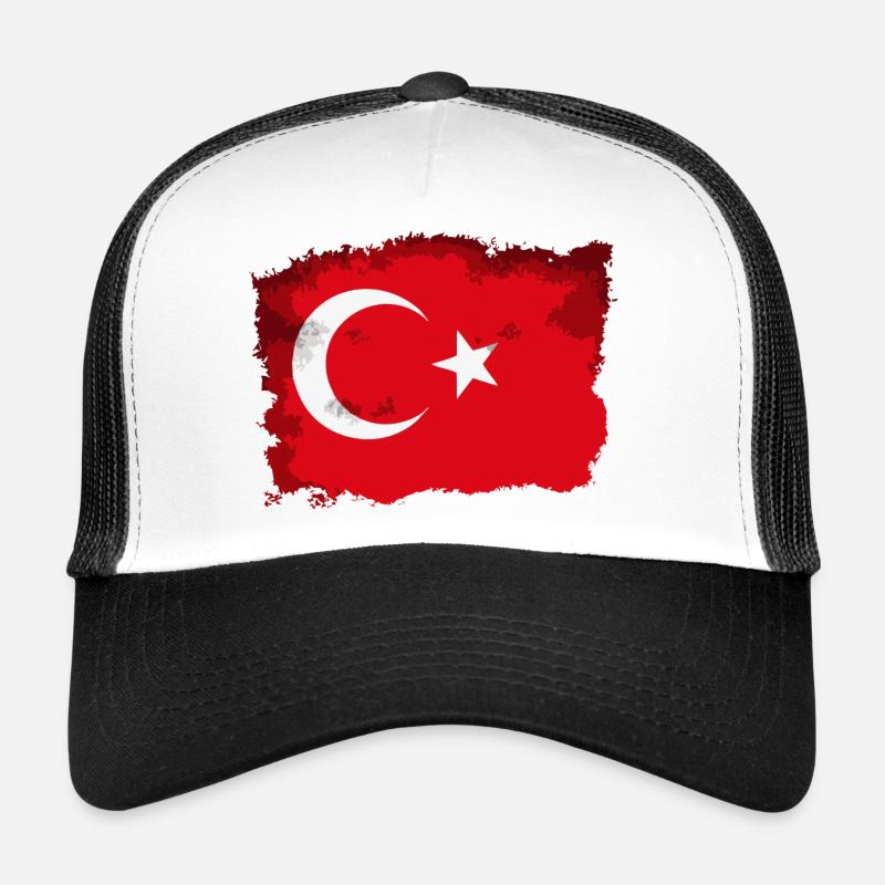 Turquie drapeau 2 Casquette trucker 