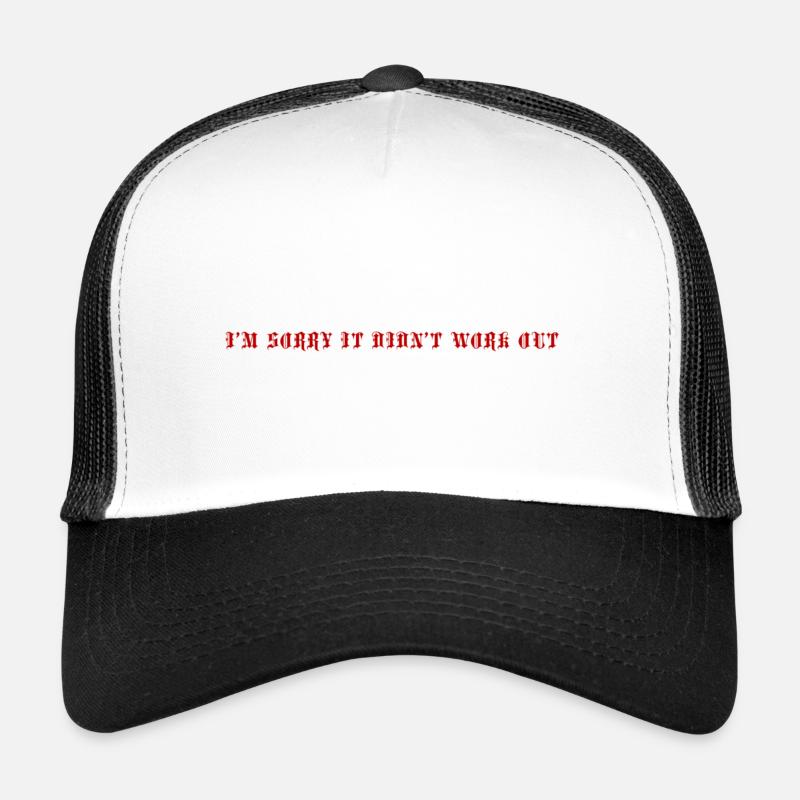 Pardon - Casquette trucker  - blanc/noir