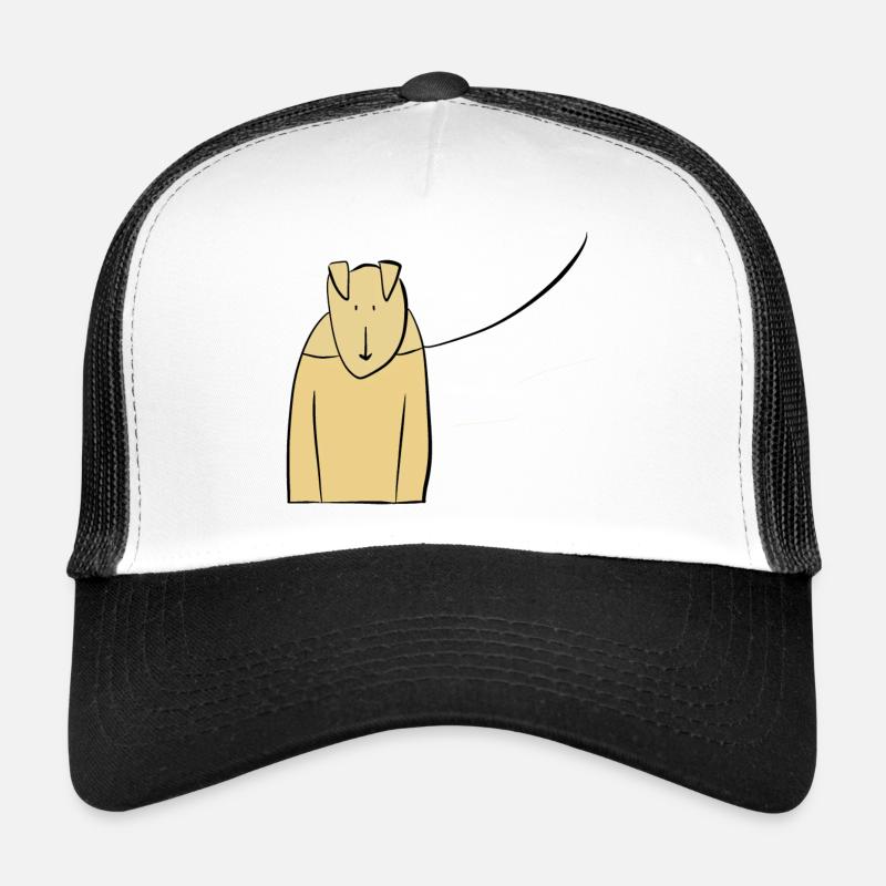 Chien en laisse! Casquette trucker 