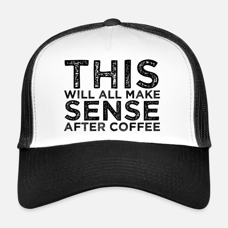 coffee everyday coffee humor eeffoc coffee beans Casquette trucker 