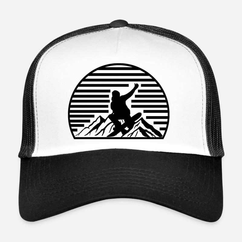 Snowboard Snowboarder Casquette trucker 