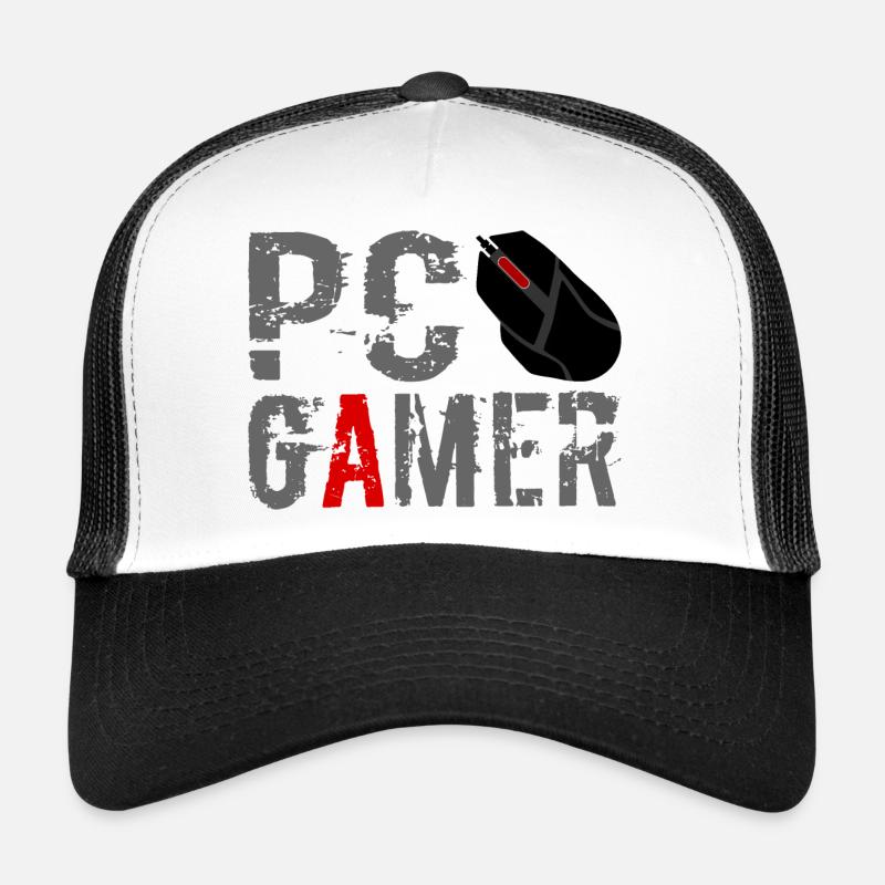 PC Gamer Maus Gaming Zocken Trucker Cap