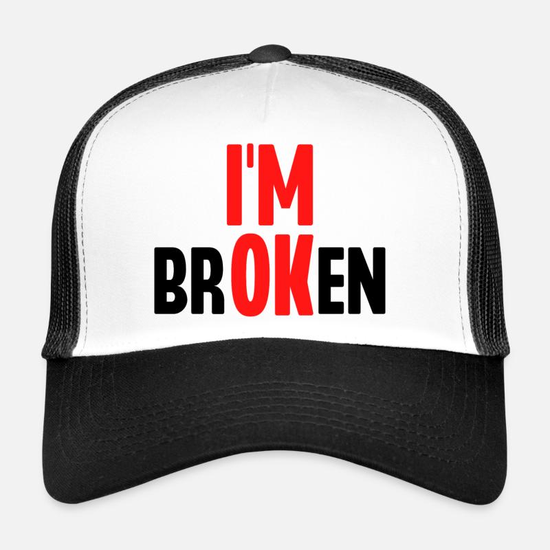 Ich bin kaputt Trucker Cap