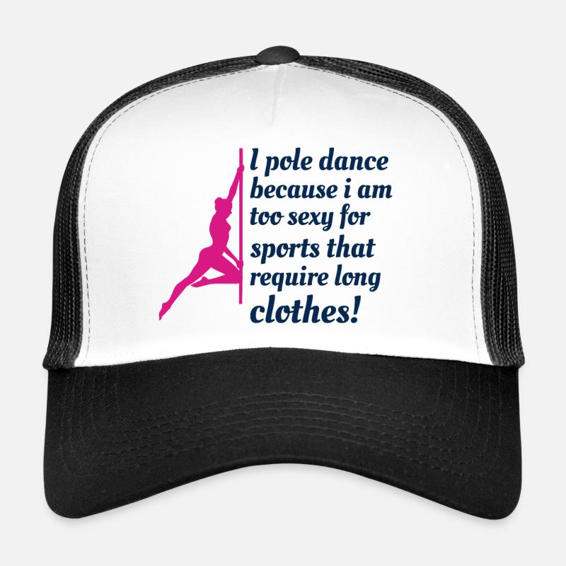 Pole Sport Dance Dancer Competition Acrobaties Casquette trucker 
