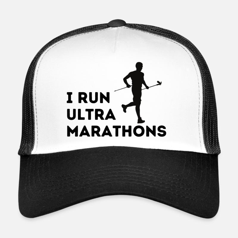 Je cours des ultra Marathons Casquette trucker 