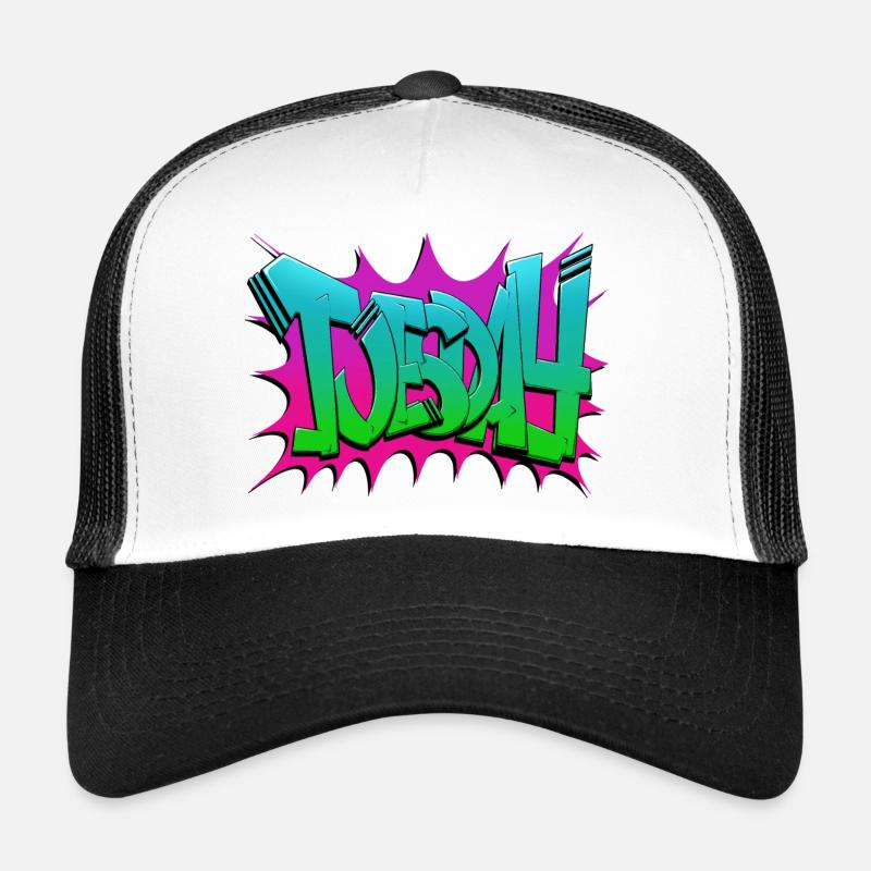 Tuesday - Trucker Cap - white/black
