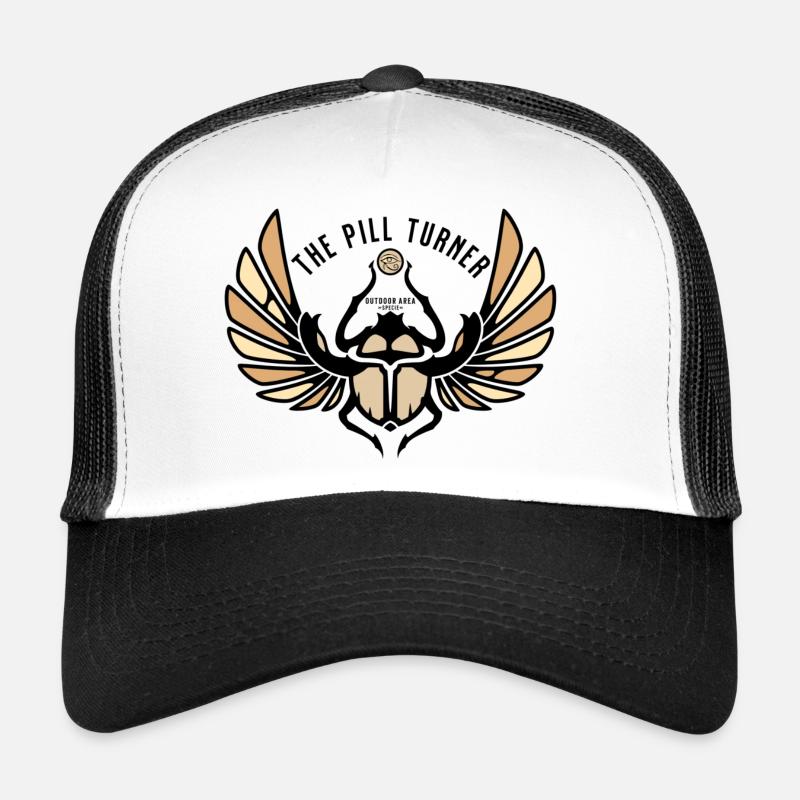 The Pill Turner - Trucker Cap - Weiß/Schwarz