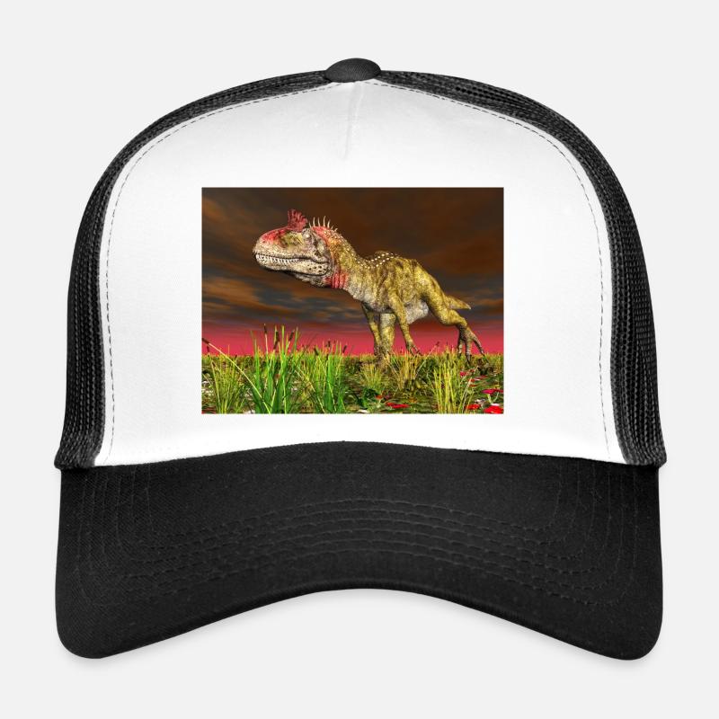 Dinosaure Cryolophosaurus Casquette trucker 