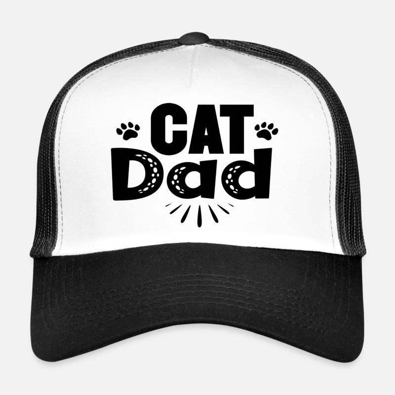 Cat Dad Trucker Cap
