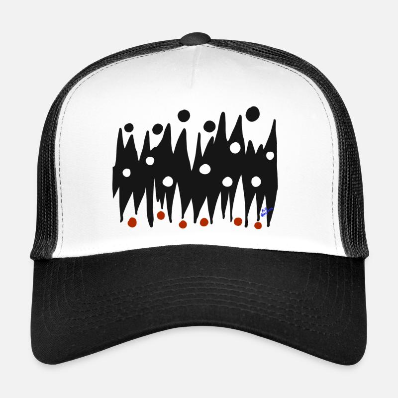 Diskussion zwischen zwei. Trucker Cap