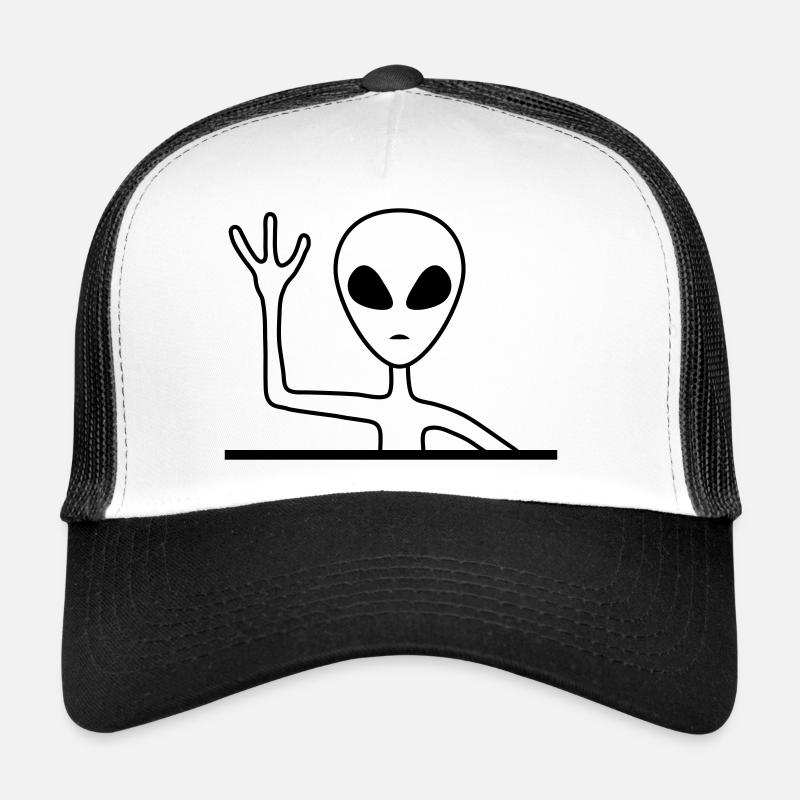 Amical Homme Gris Alien Casquette trucker 