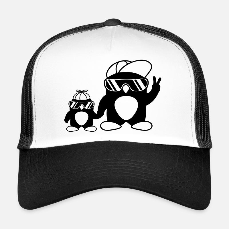 Papa Kind coole Pinguine Trucker Cap
