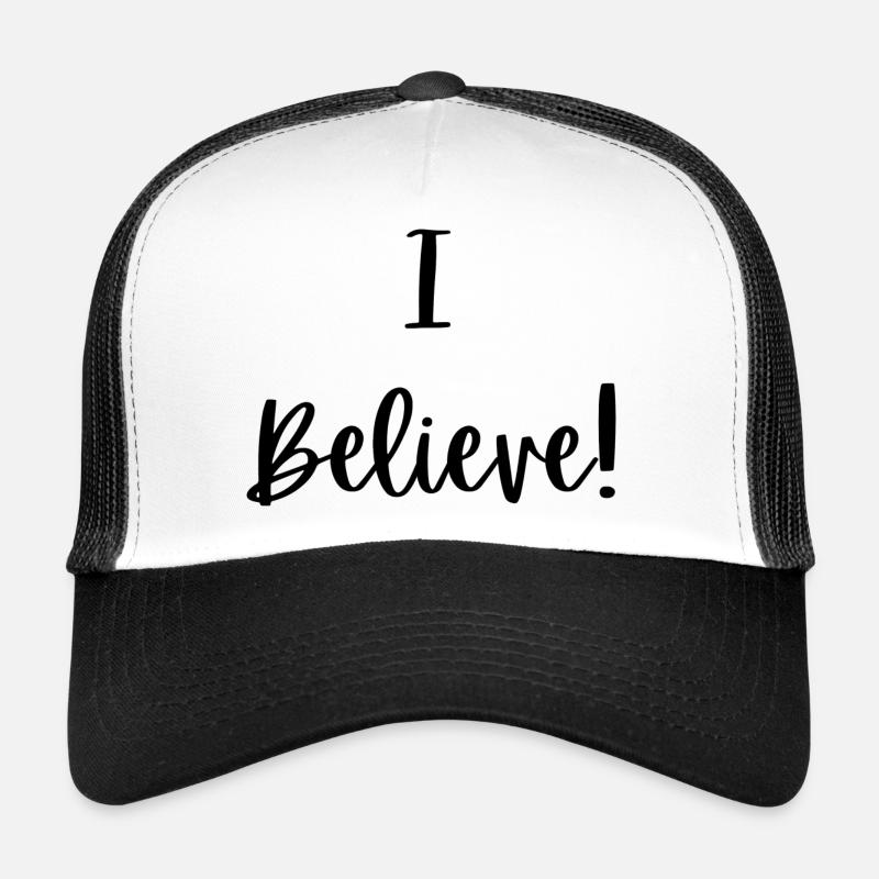 Glauben Sie? - Trucker Cap - Weiß/Schwarz