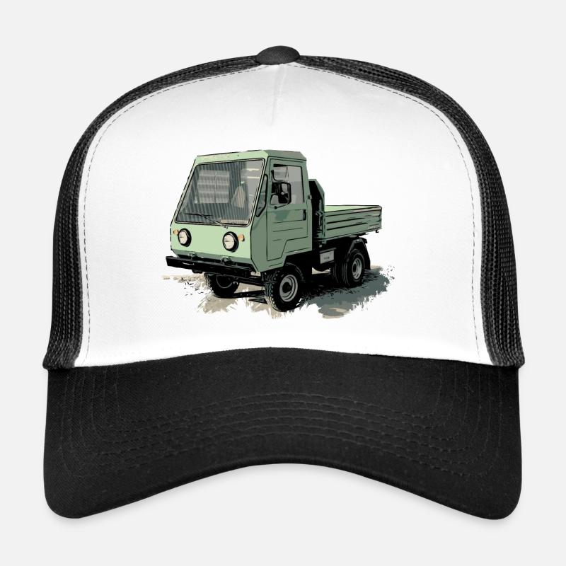 MULTICAR - Trucker Cap - Weiß/Schwarz