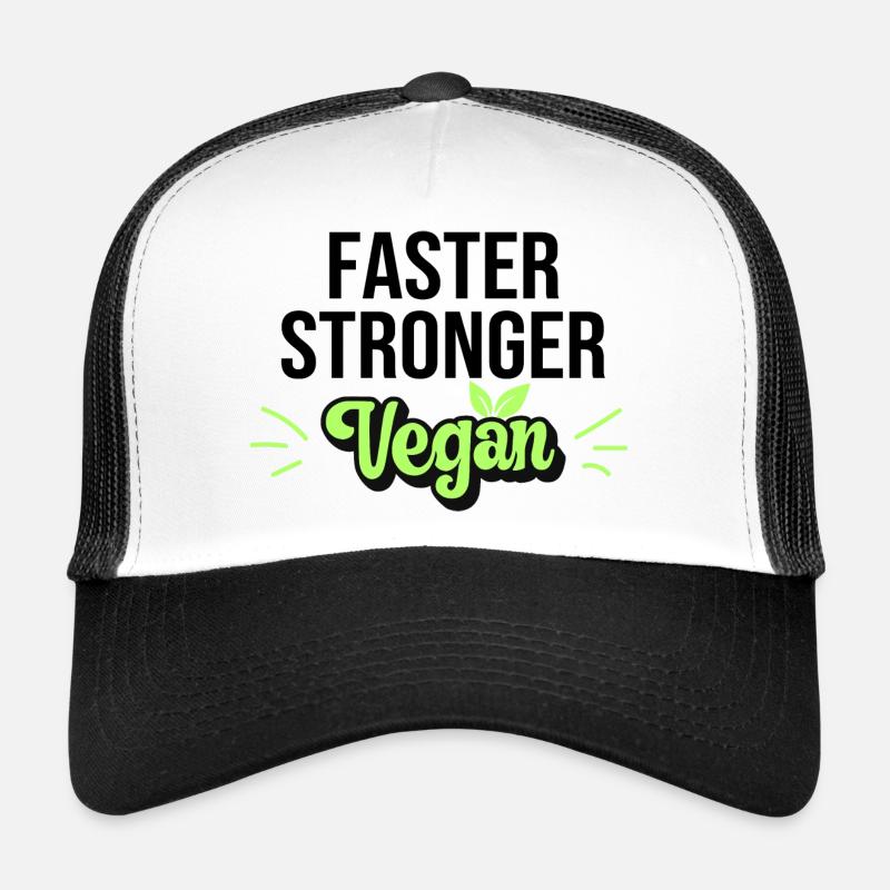 Faster Stronger Vegan Trucker Cap