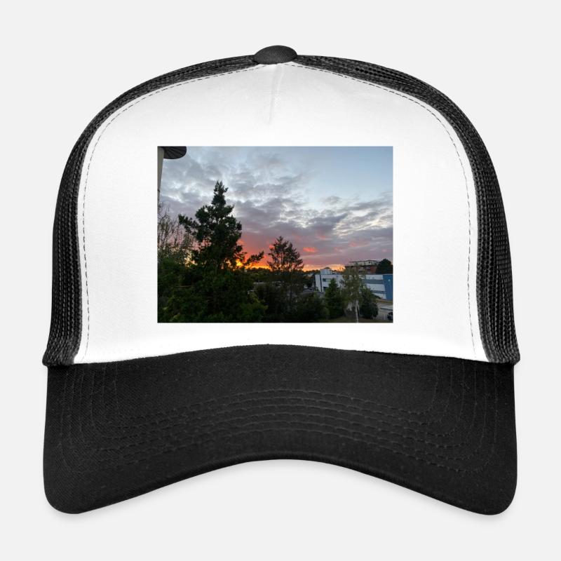 Coucher de soleil Casquette trucker 