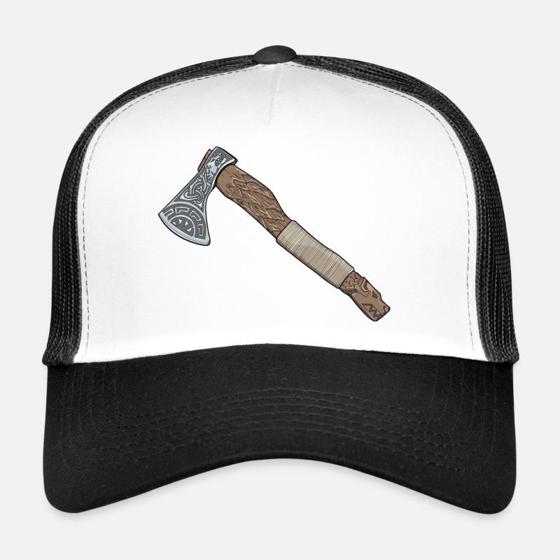 Hache Fenrir faite à la main Casquette trucker 