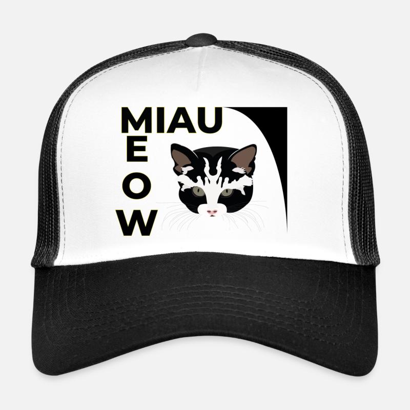 KÄTZCHEN - Trucker Cap - Weiß/Schwarz
