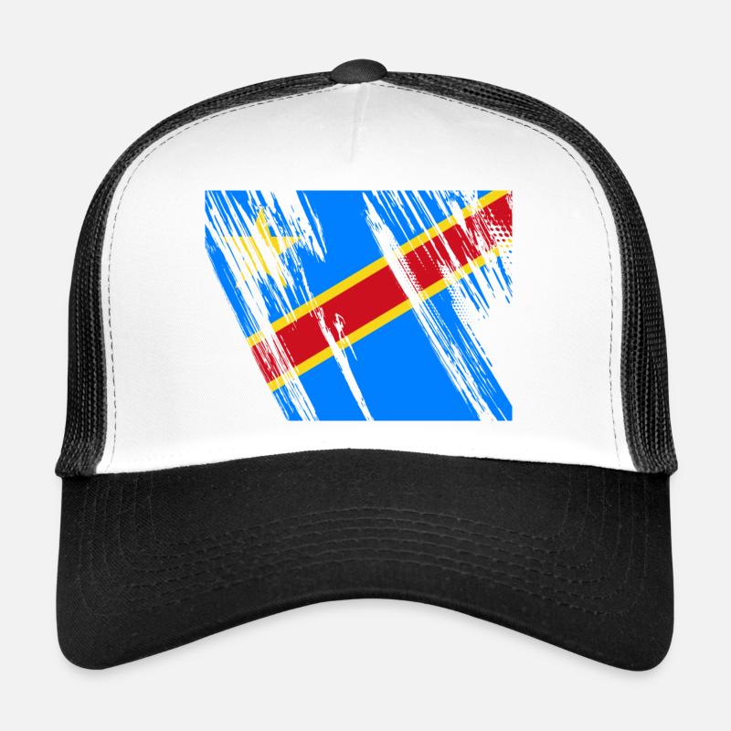 Kongo Flagge Trucker Cap