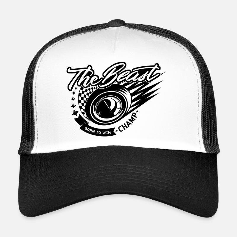 Graphiques de The Beast Wheel Rush Casquette trucker 