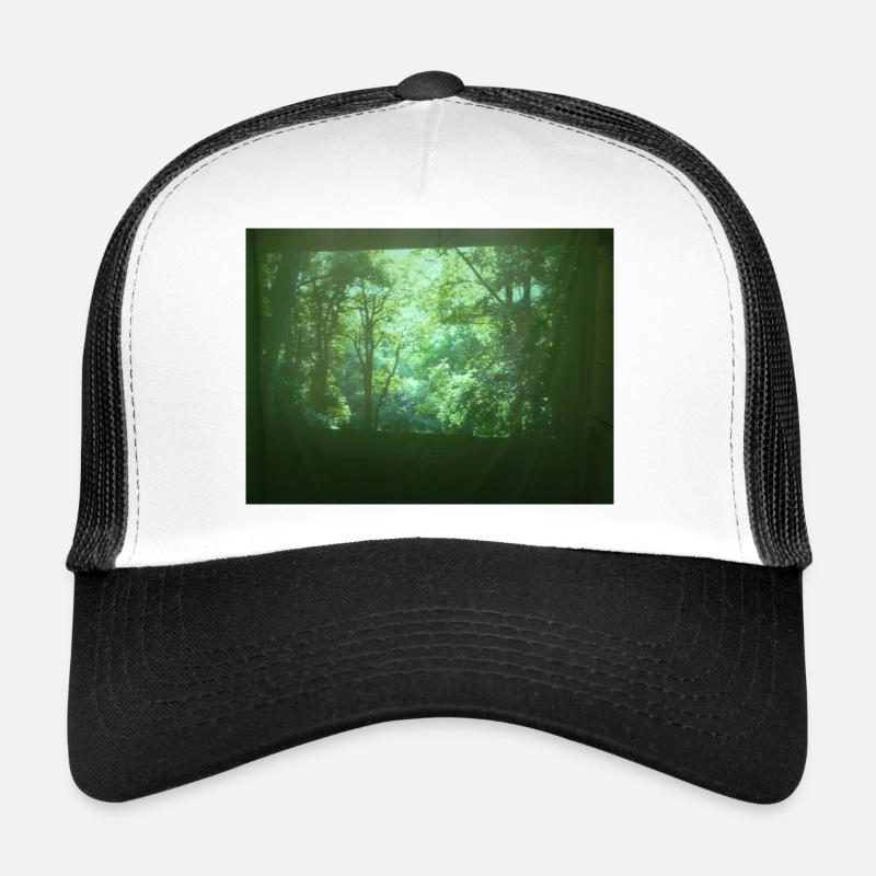 Wald - Trucker Cap - Weiß/Schwarz