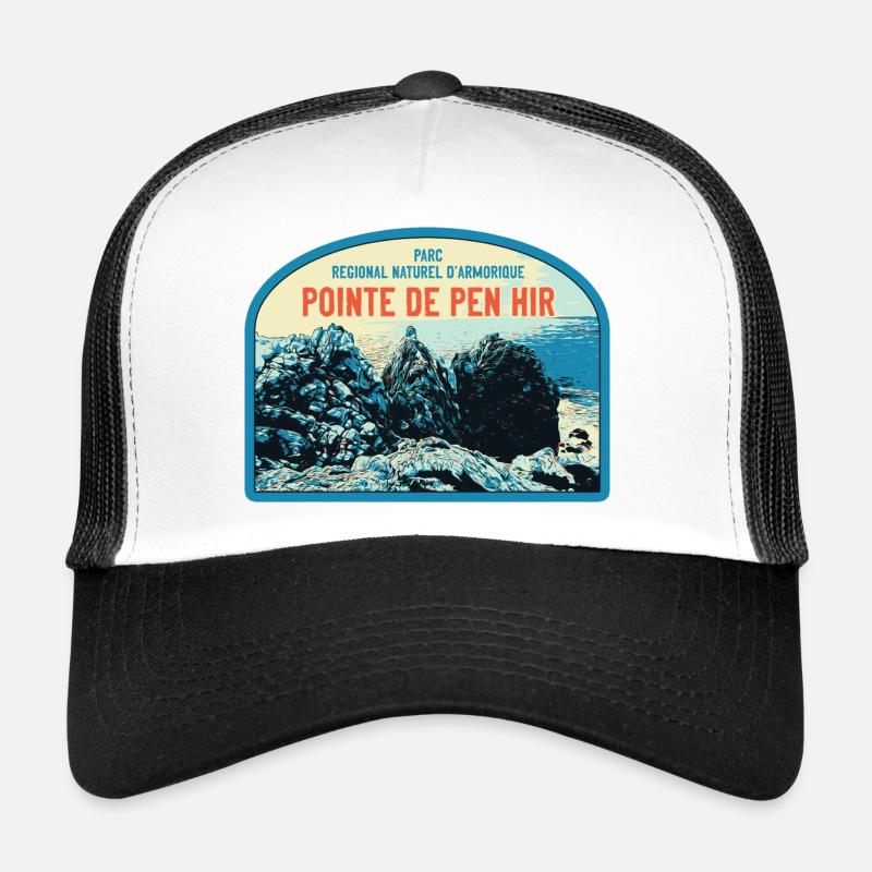 Parc régional d'Armorique, la Pointe de Pen Hir Casquette trucker 