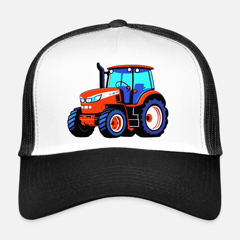 Traktor - Trucker Cap - Weiß/Schwarz