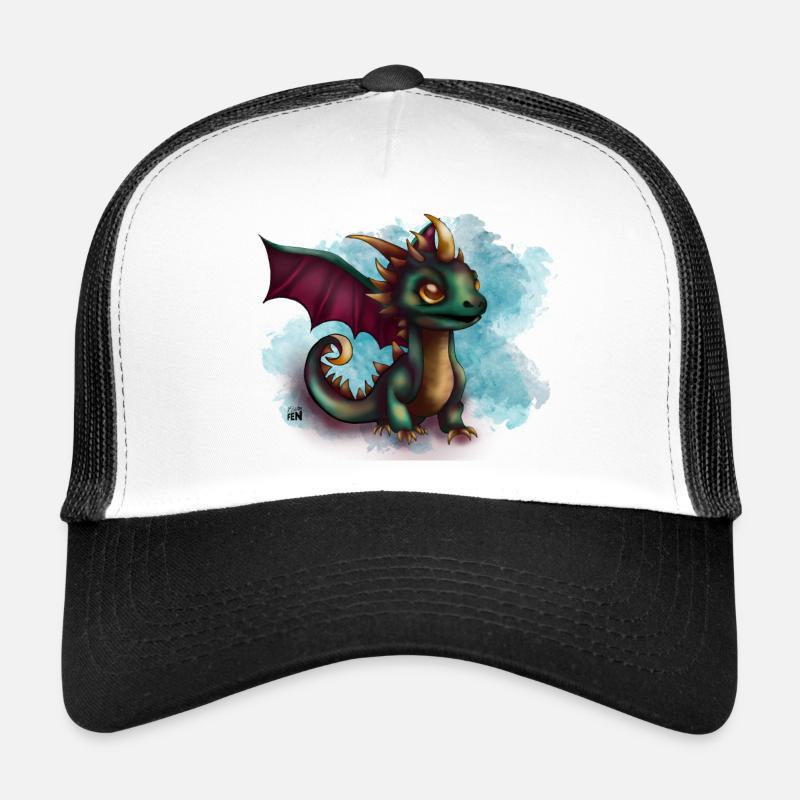 Dragon baby - Trucker Cap - white/black