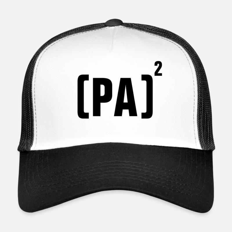PAPA - VATER - VATERTAG - GEBURTSTAG VALENTINSTAG - Trucker Cap - Weiß/Schwarz