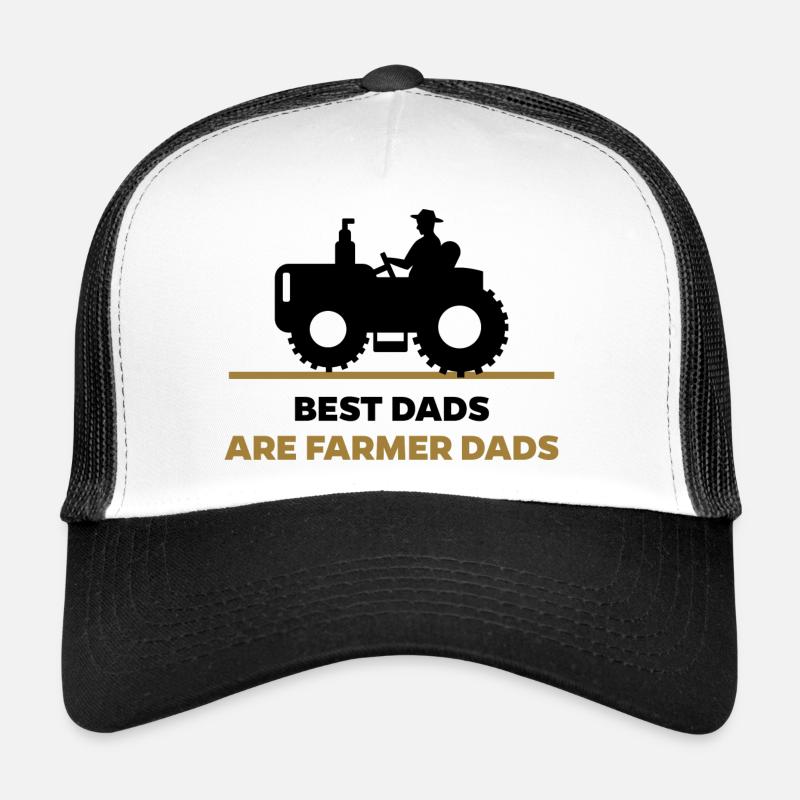 Agricultural Machinery Farmer Statement Tractor Farm Trucker Cap