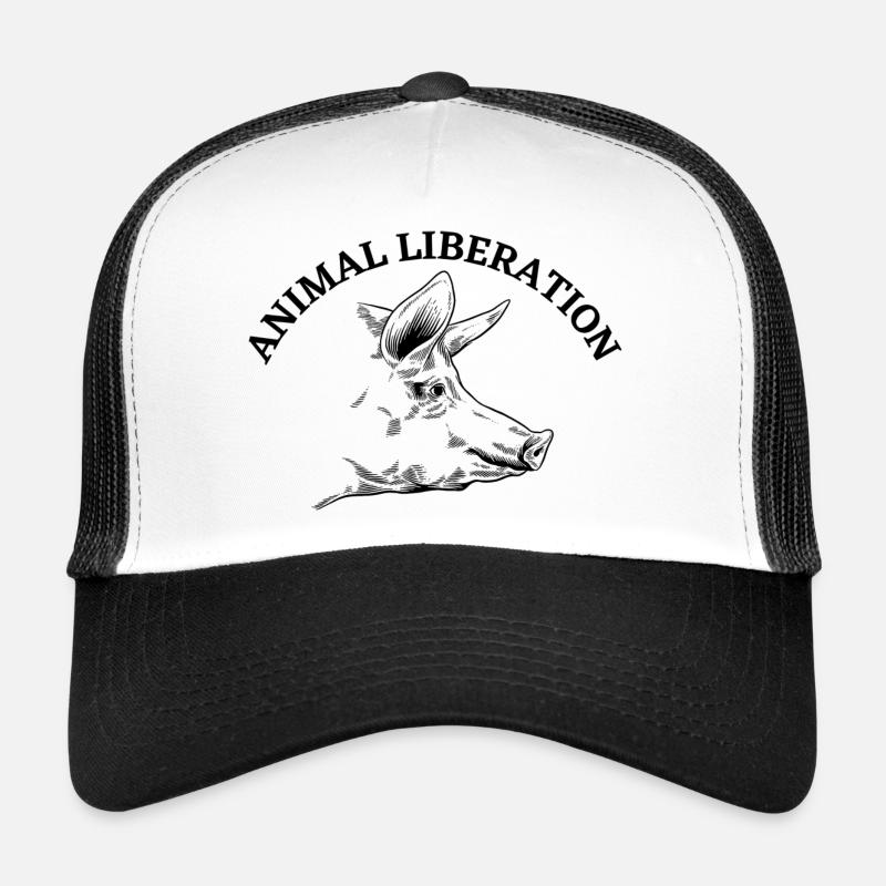 Cochon de libération animale Casquette trucker 