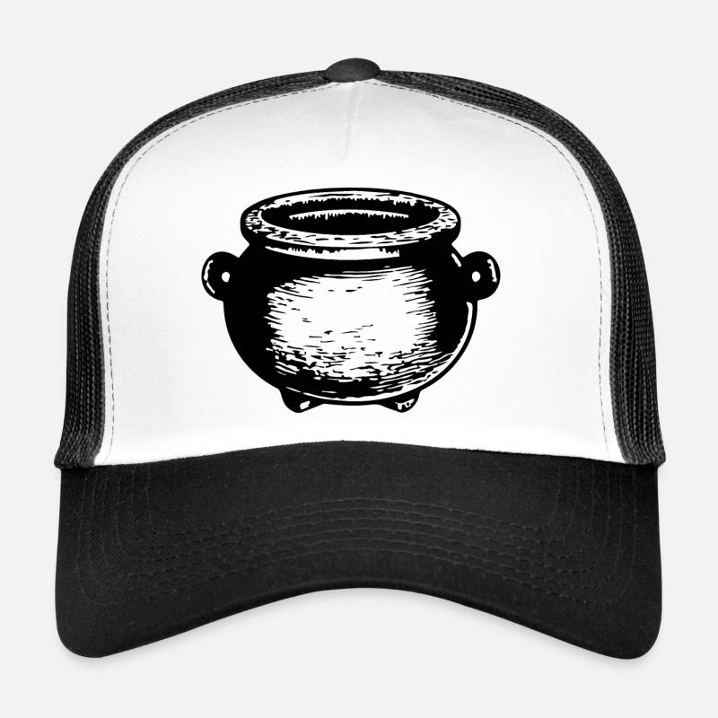 Chaudron Sorcière magique Halloween Casquette trucker 