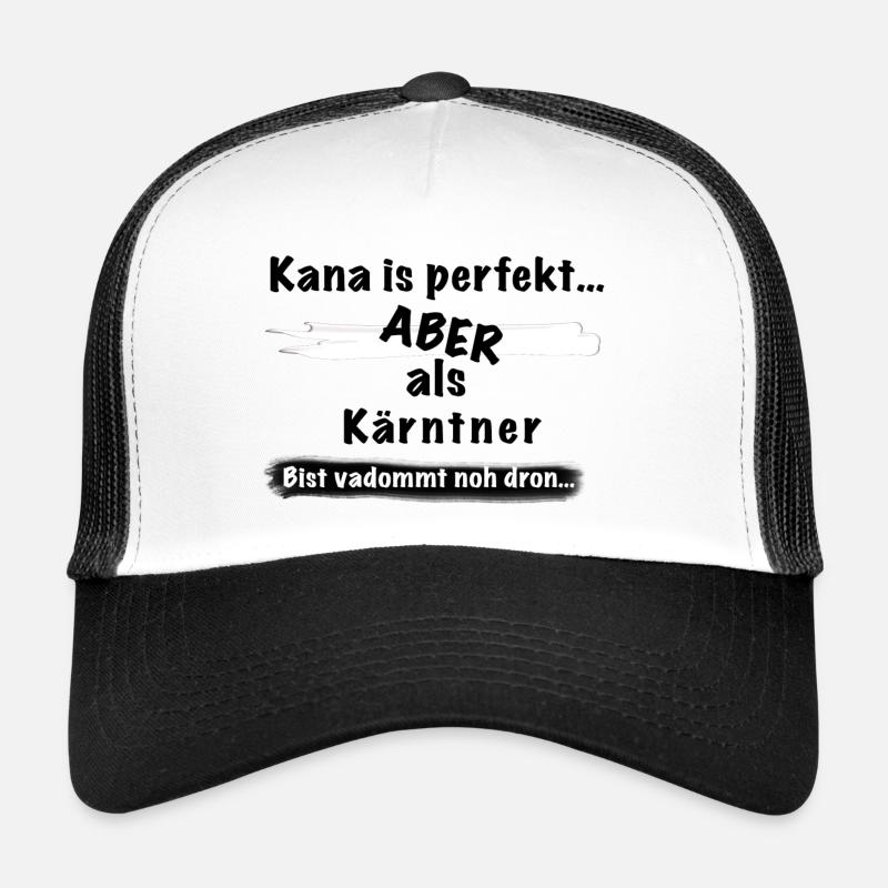 Kärntner - Trucker Cap - Weiß/Schwarz