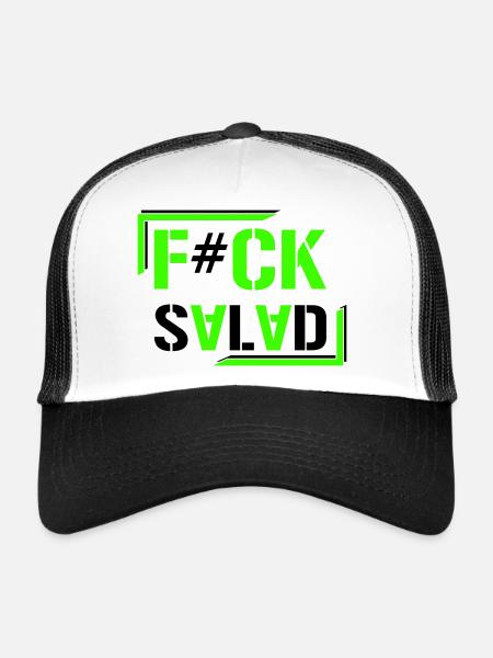 F#CK SALAD - Trucker Cap - white/black - Front