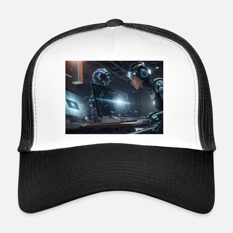 Synthese der Technologie-Zukunft Trucker Cap