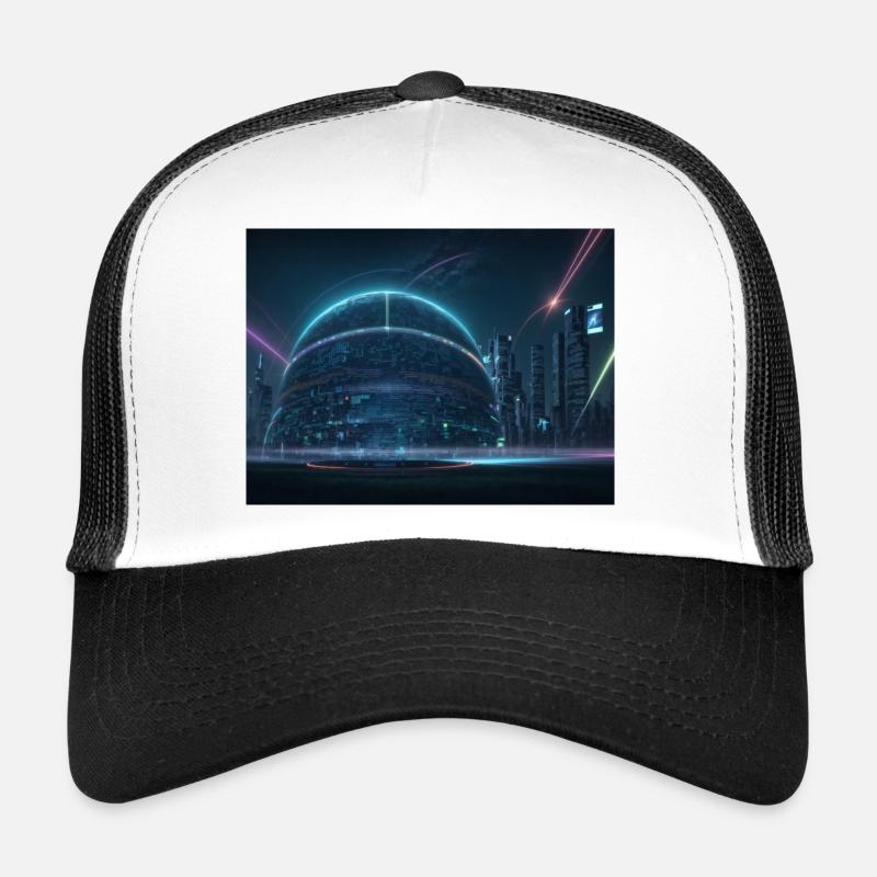 Synthese der Technologie-Zukunft Trucker Cap