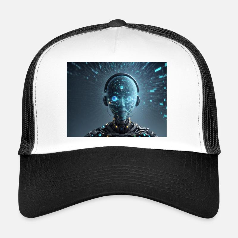 Synthese der Technologie-Zukunft Trucker Cap