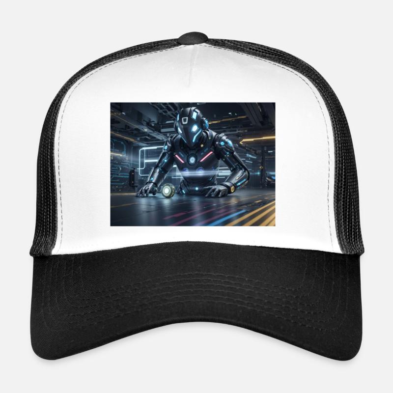 Synthese der Technologie-Zukunft Trucker Cap