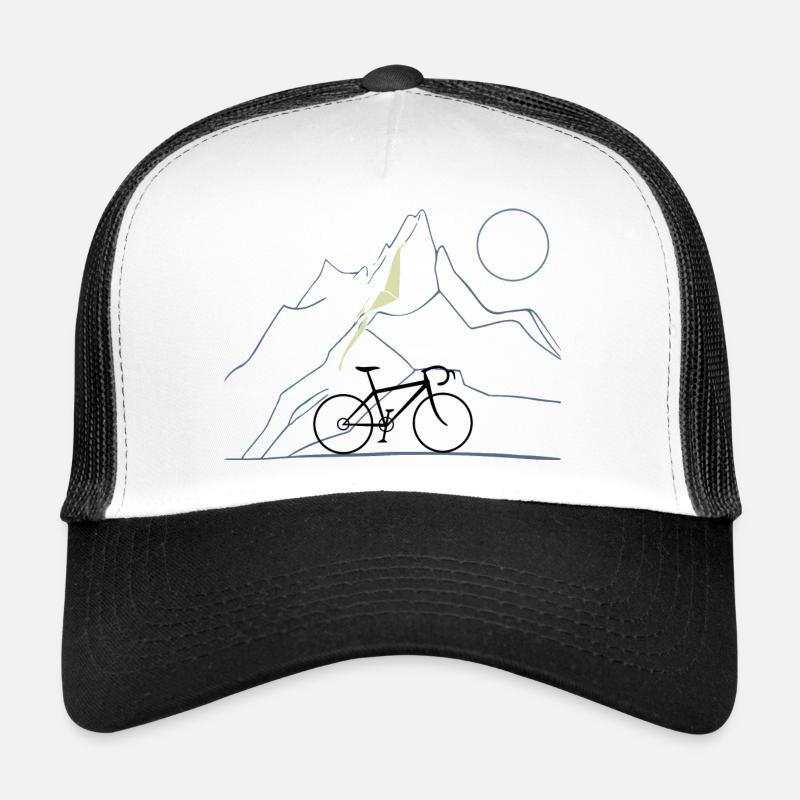 Vélo et montagnes Casquette trucker 